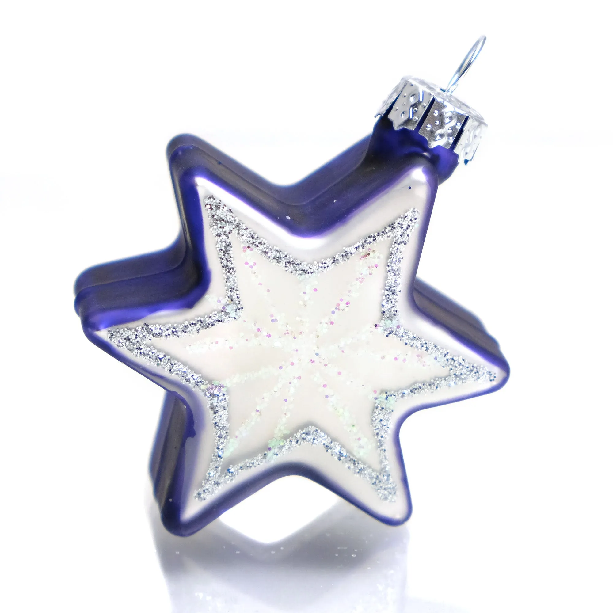Star of David Glass Ornament - Image 5