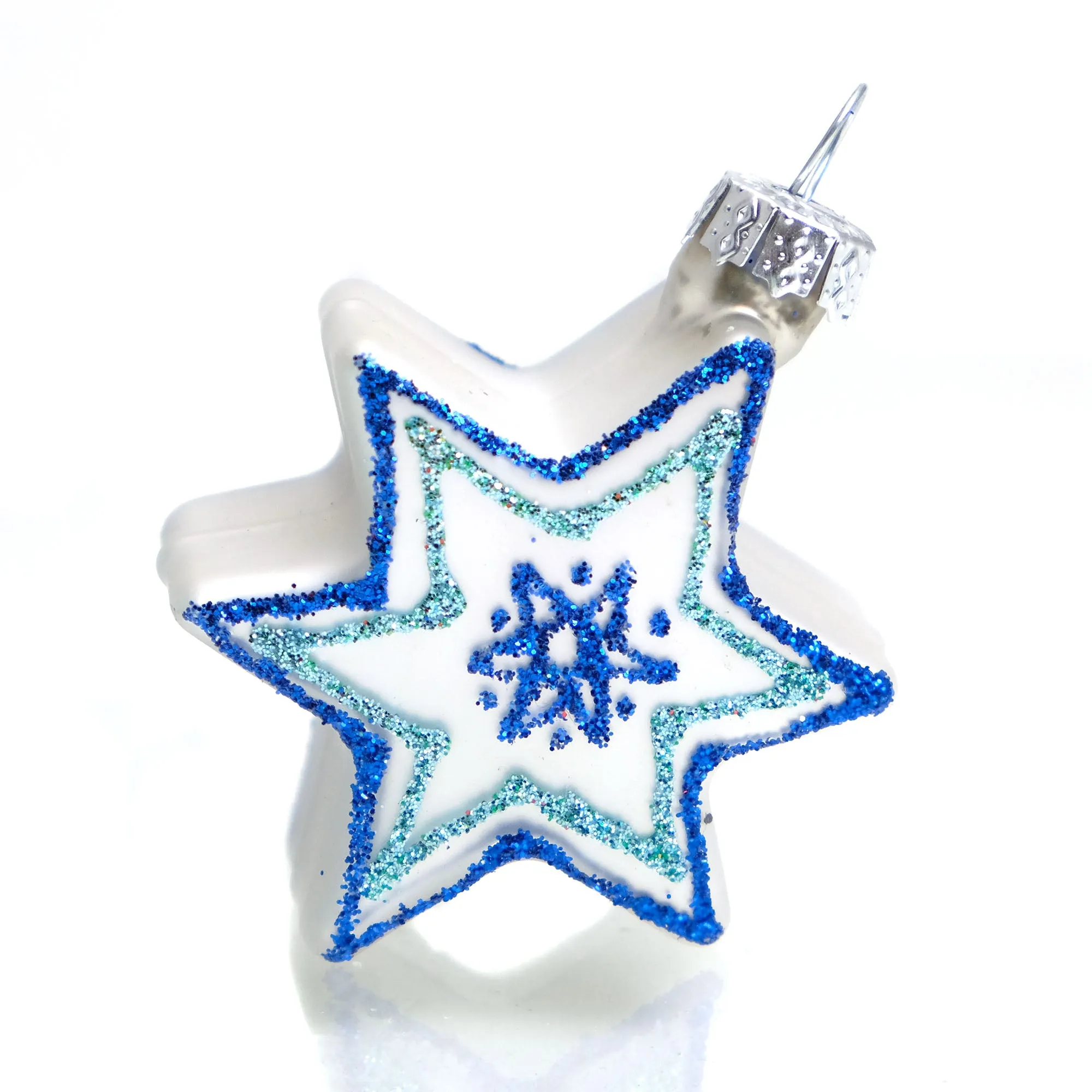 Star of David Glass Ornament - Image 6