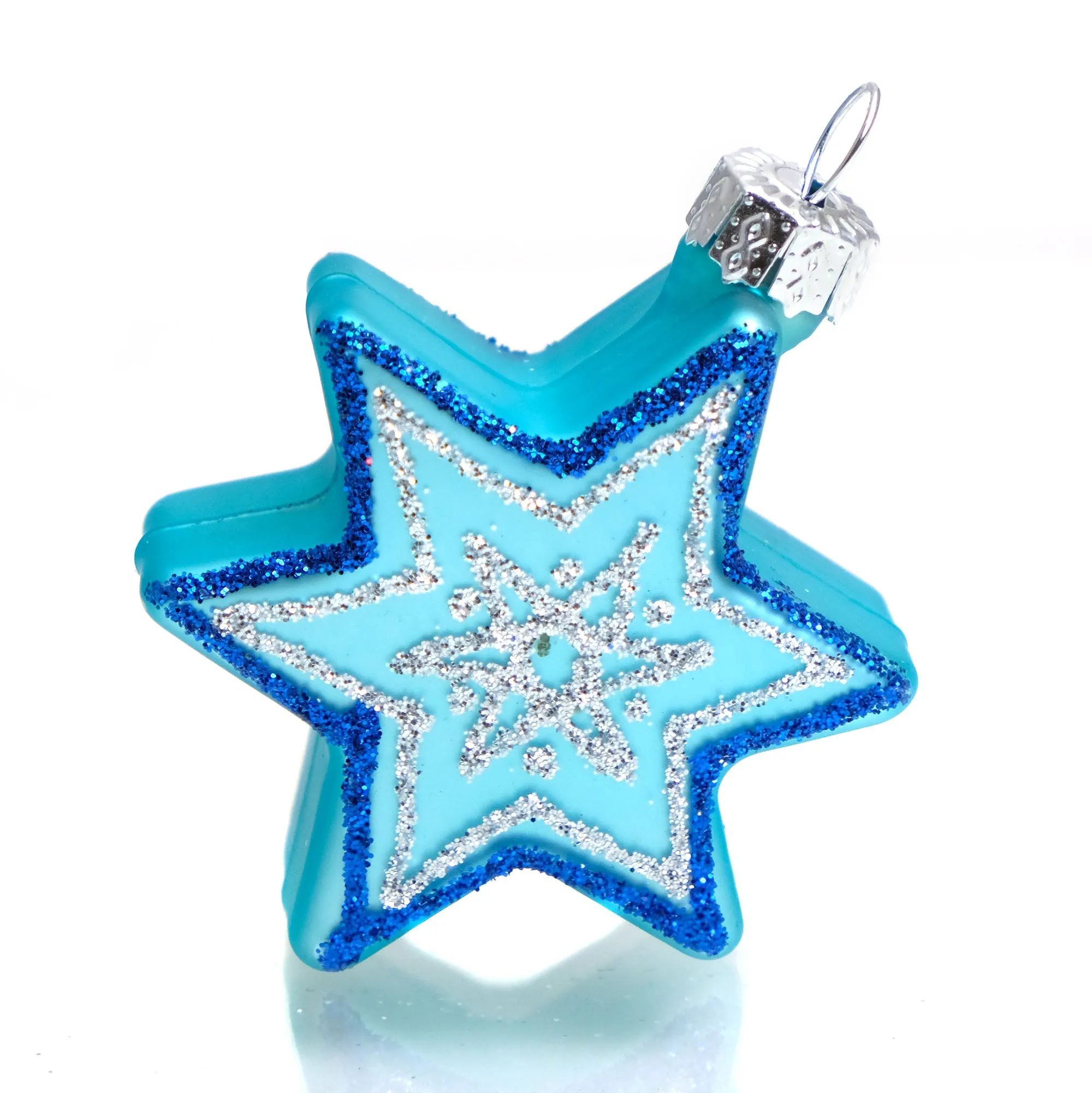 Star of David Glass Ornament - Image 7