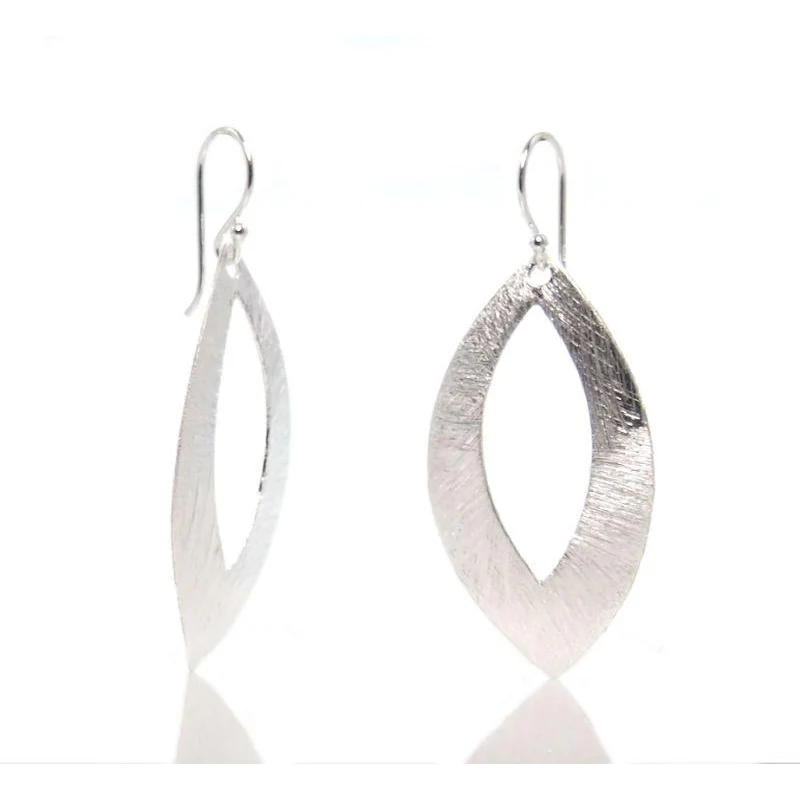 Sterling Silver Elliptical Earrings - Image 2