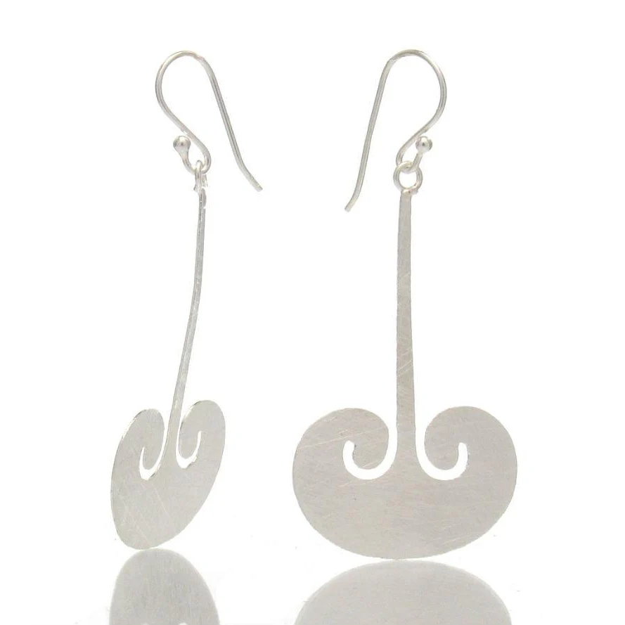Sterling Silver Magic Cloud Hook Earrings - Image 2
