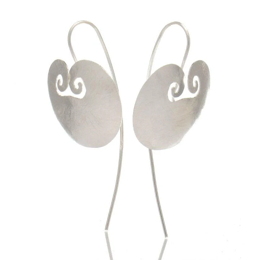 Sterling Silver Magic Cloud Pendulum Earrings - Image 2