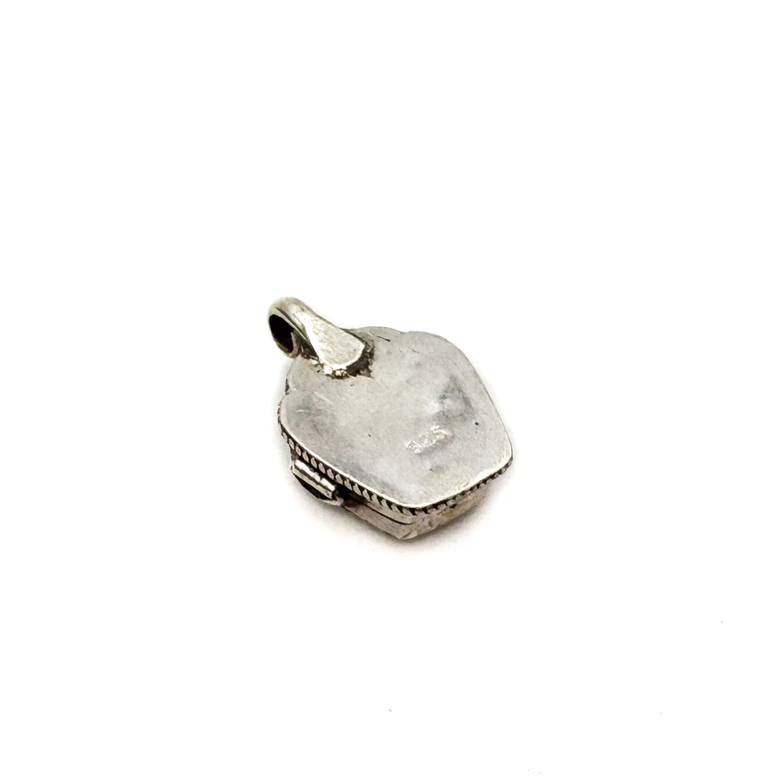 Sterling Silver Ohm Gau Locket Pendant Amulet Miniature - Image 14