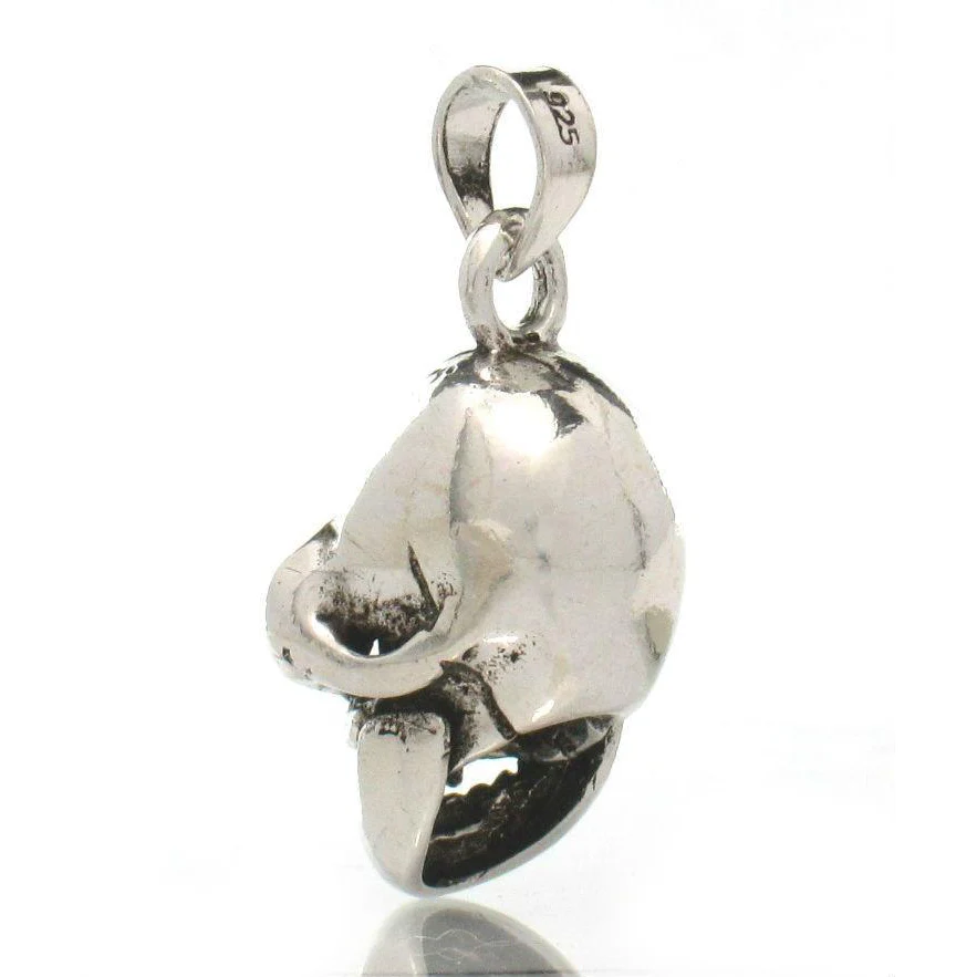 Sterling Silver Skull Pendant - Image 3