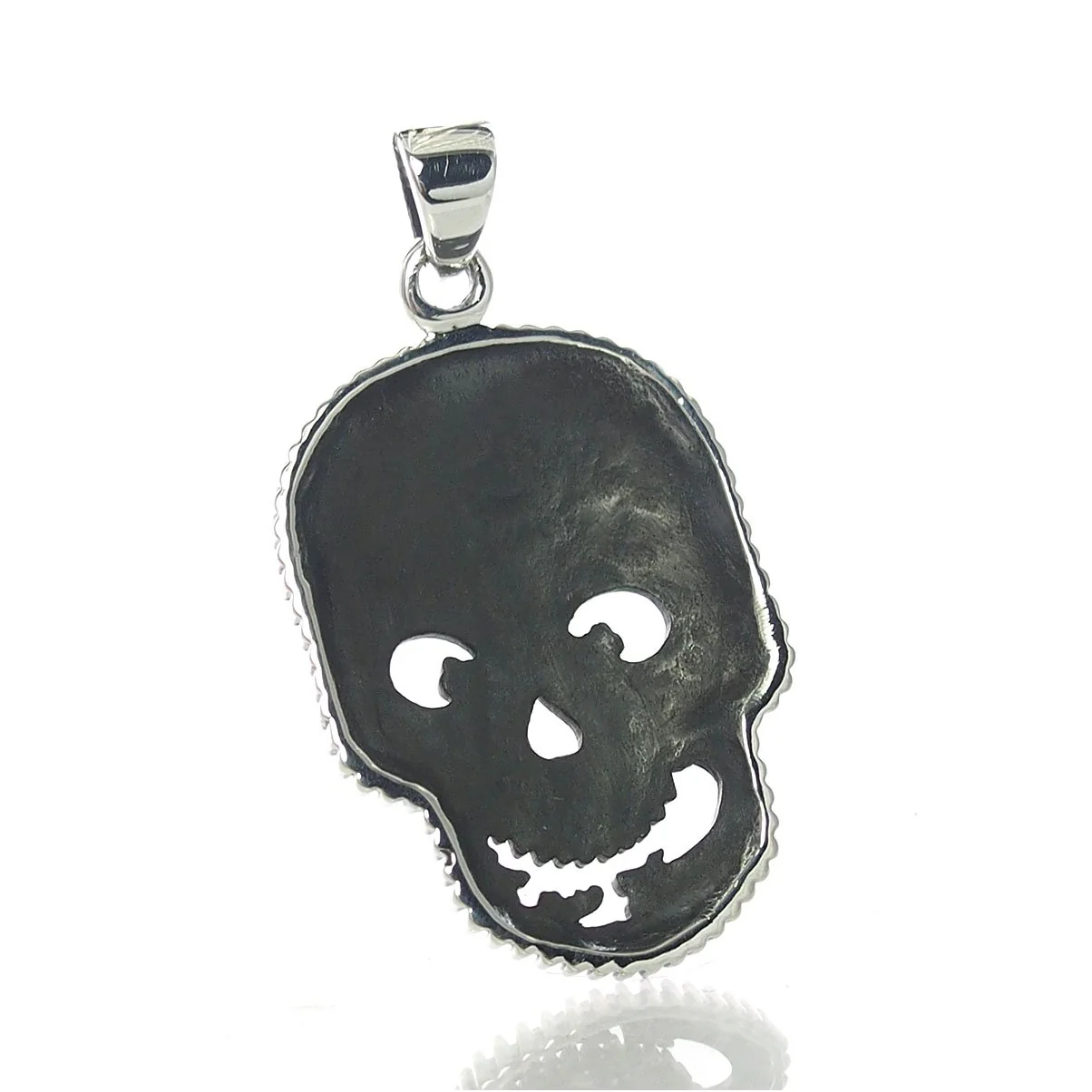 Sterling Silver Sugar Skull Pendant - Image 5
