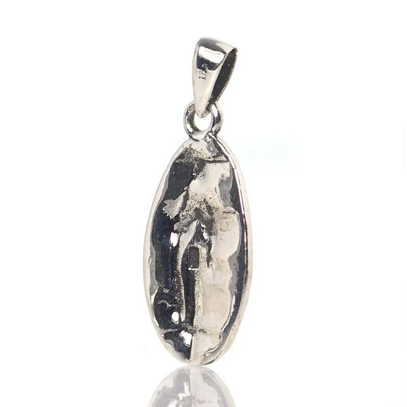 Sterling Silver Virgin of Guadalupe Pendant - Image 2