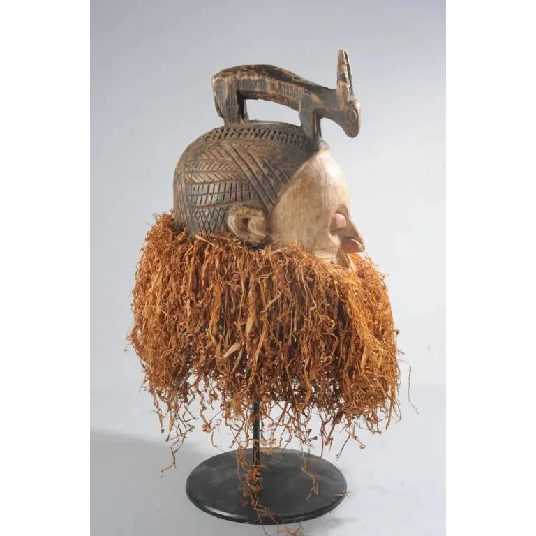 Suku 'Hemba' Style Helmet Mask, Congo  PROVENANCE - Image 2