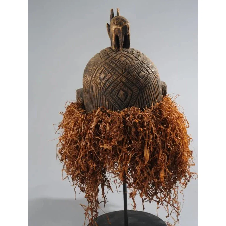 Suku 'Hemba' Style Helmet Mask, Congo  PROVENANCE - Image 4