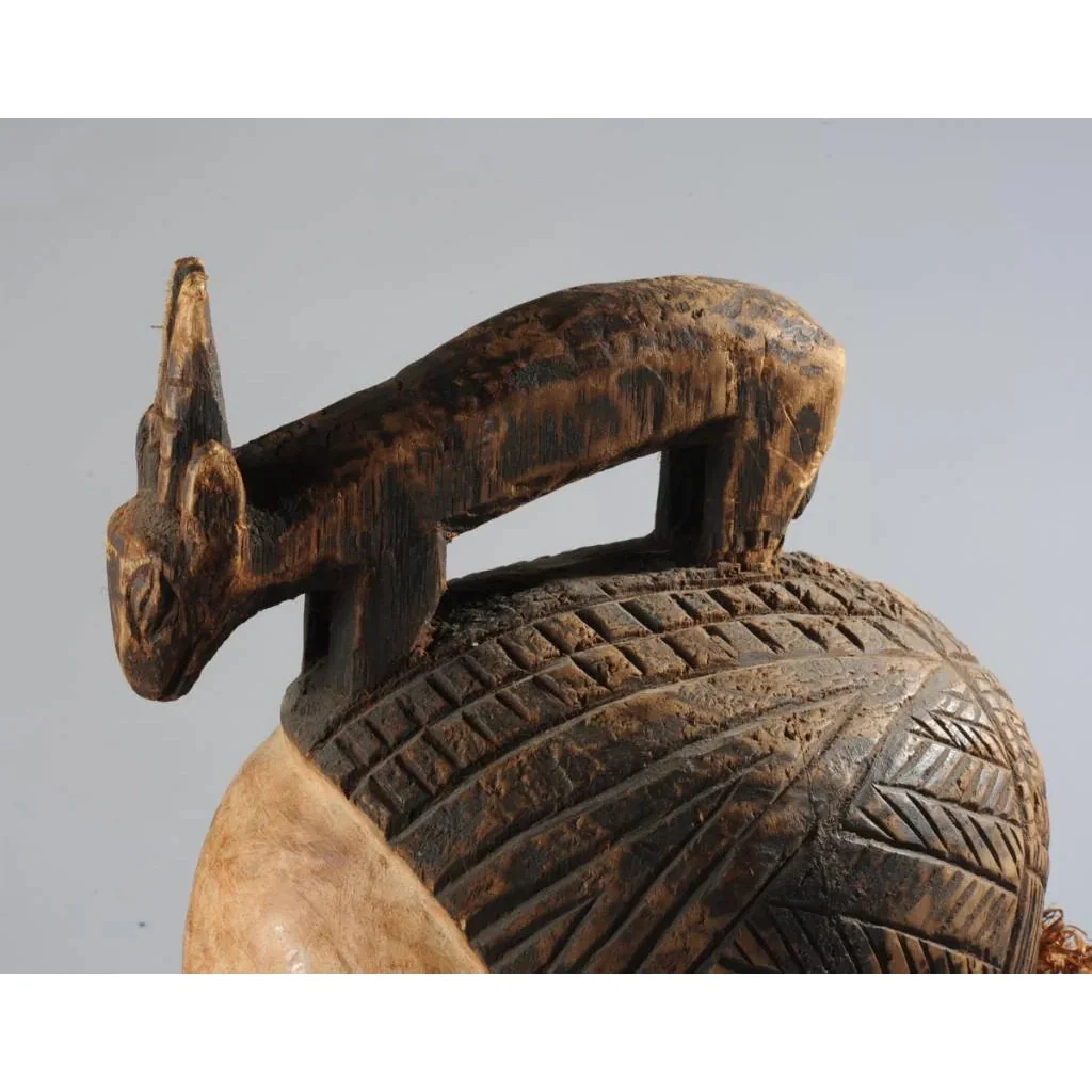 Suku 'Hemba' Style Helmet Mask, Congo  PROVENANCE - Image 6