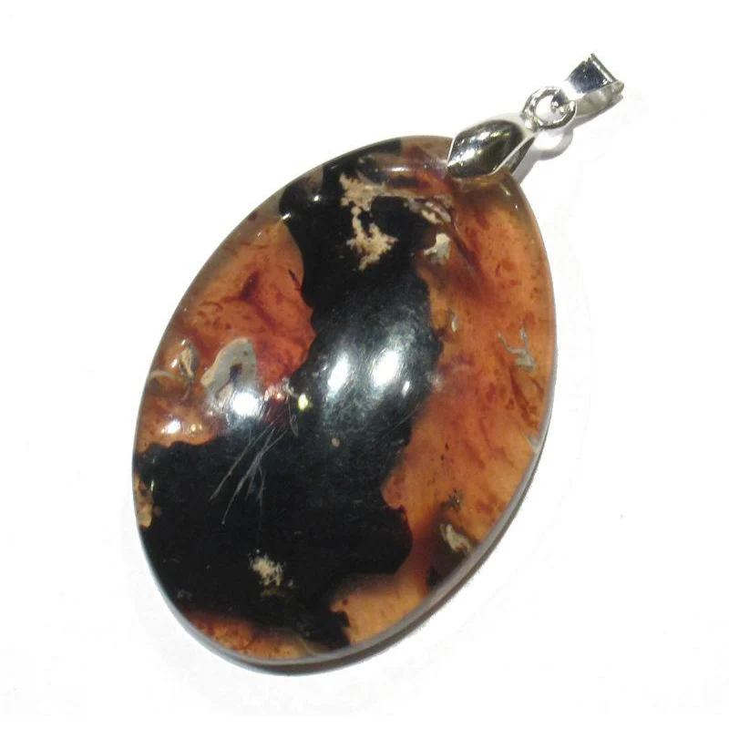 Sumatra Amber Pendant with Bale, Large - Image 5