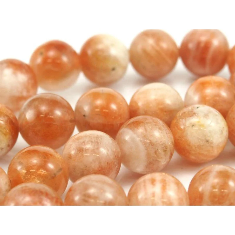 Sunstone Smooth Rounds 10mm Strand - Image 4