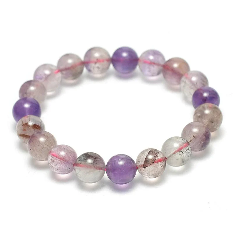 Super 7 Stretch Bracelet 10mm, 12mm, 14mm, 15mm - Image 3