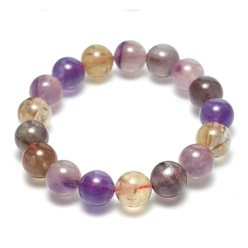 Super 7 Stretch Bracelet 10mm, 12mm, 14mm, 15mm - Image 5