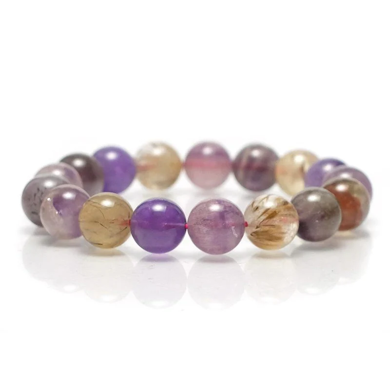Super 7 Stretch Bracelet 10mm, 12mm, 14mm, 15mm - Image 6