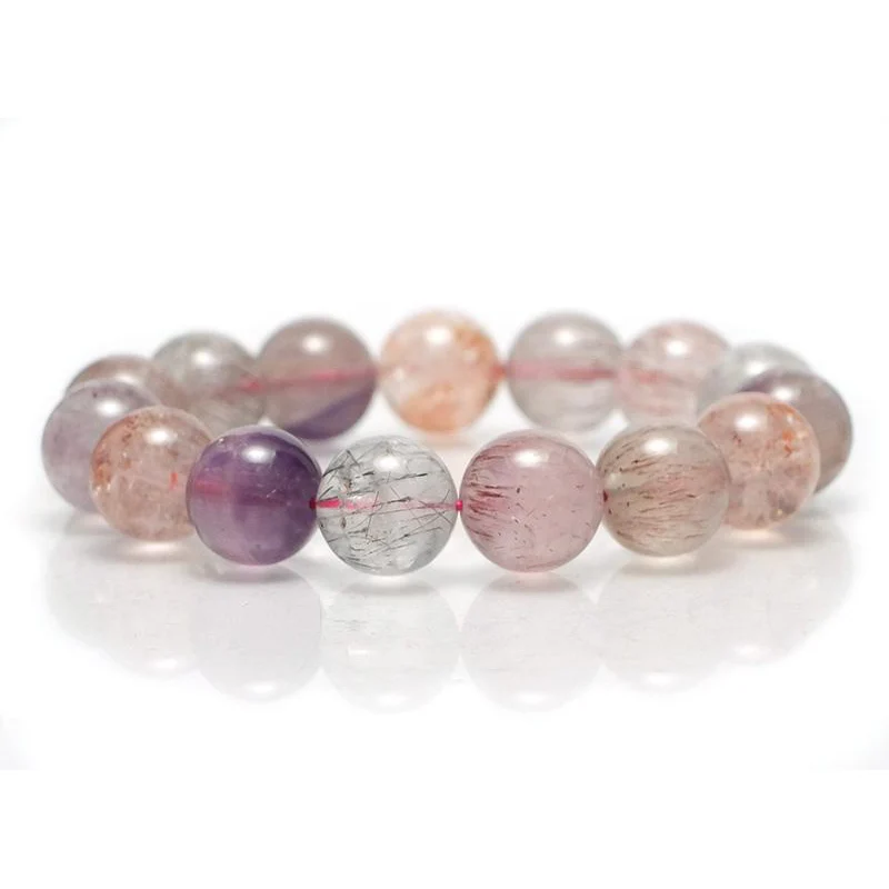 Super 7 Stretch Bracelet 10mm, 12mm, 14mm, 15mm - Image 8