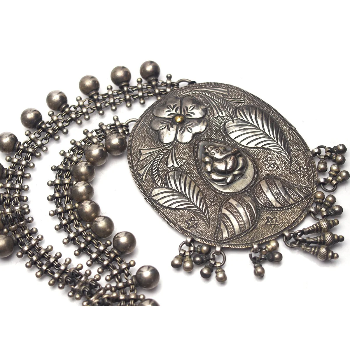 Ganesha Silver Talisman Necklace 2 - Image 2