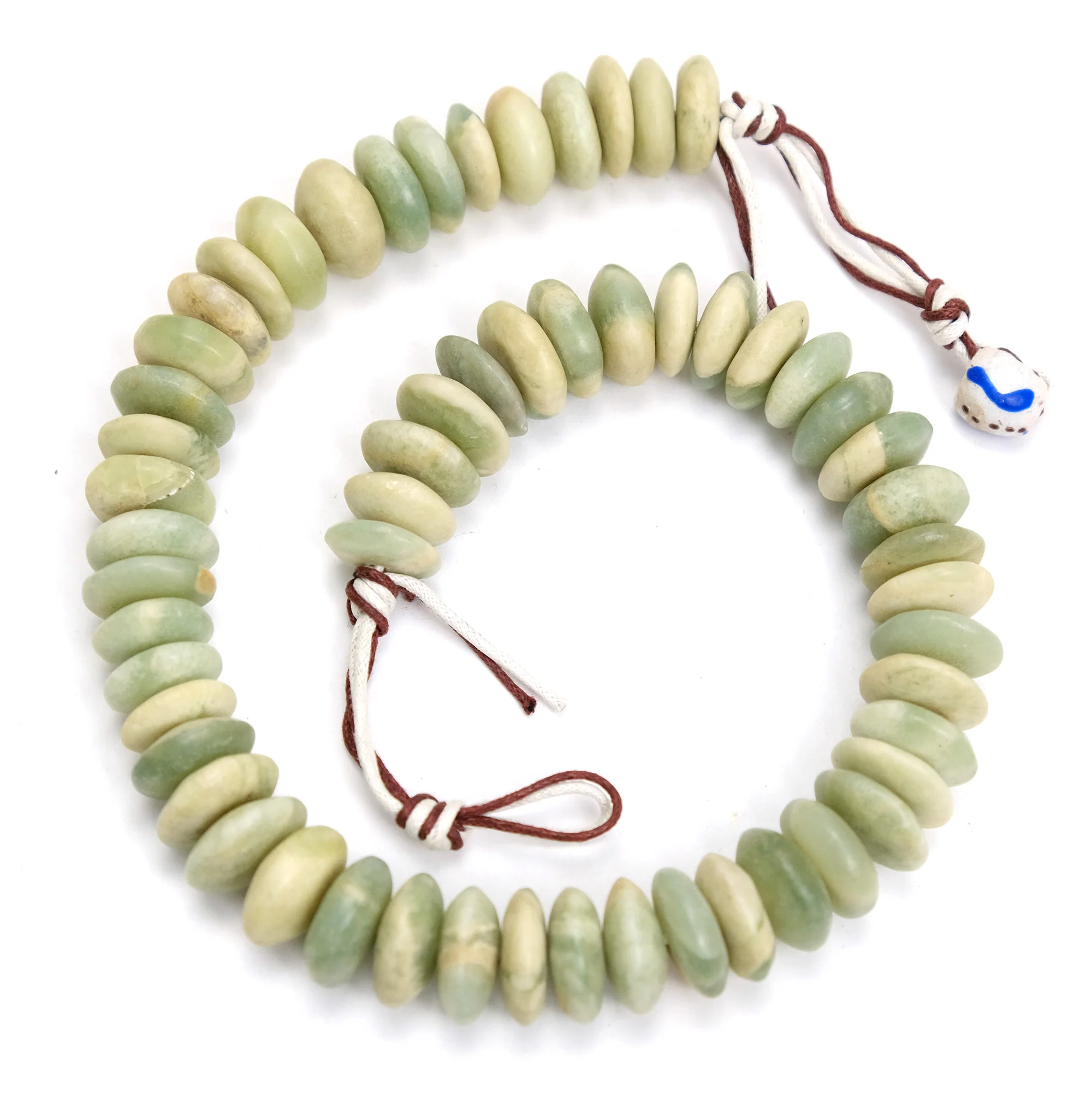 Tanzanian Jade Disc Strand Necklace - Image 2