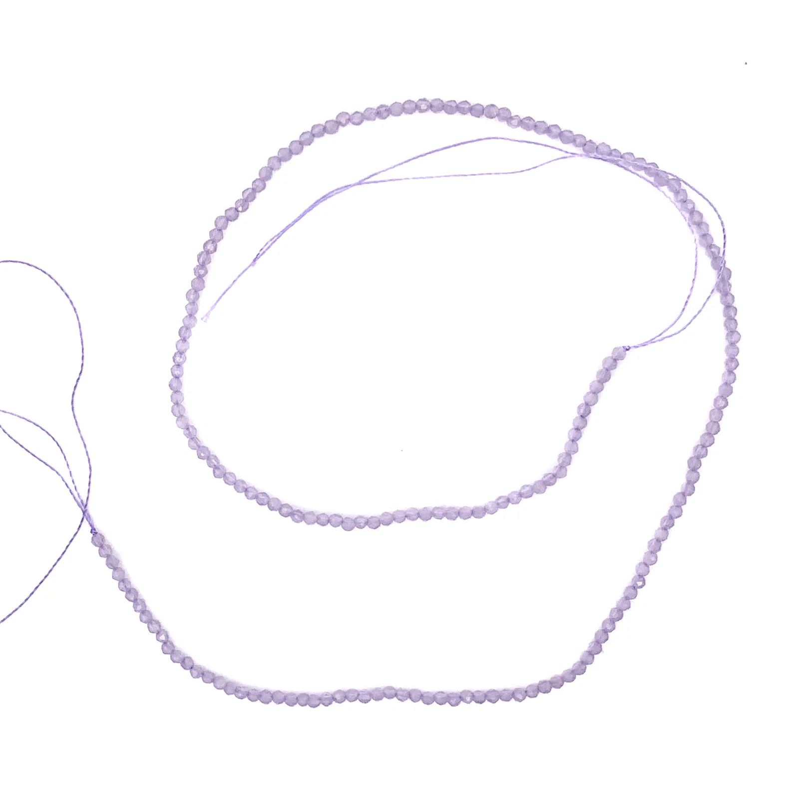 Tanzanite 2mm Faceted Rounds Bead Strand - Image 2