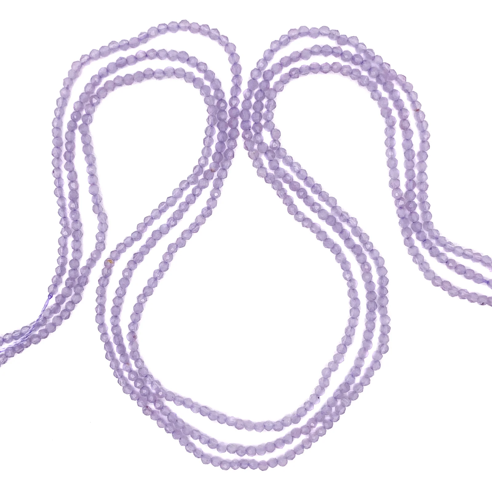 Tanzanite 2mm Faceted Rounds Bead Strand - Image 3