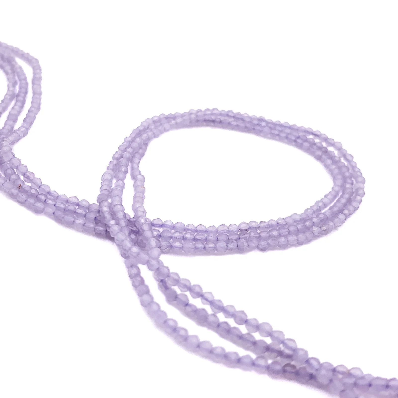 Tanzanite 2mm Faceted Rounds Bead Strand - Image 4