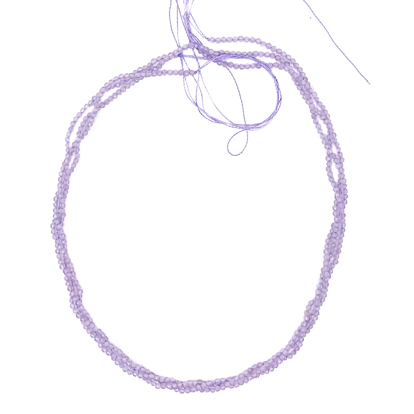 Tanzanite 2mm Faceted Rounds Bead Strand - Image 6