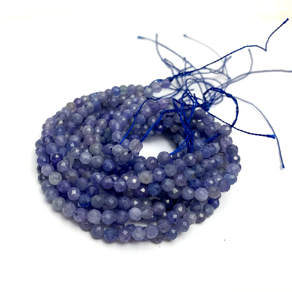 Tanzanite 4mm Faceted Rounds - Image 3