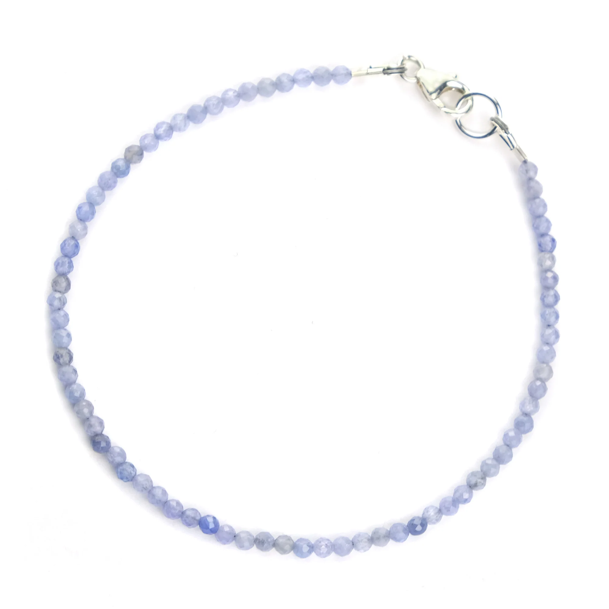 Tanzanite Bracelet with Sterling Silver Trigger Clasp - Image 2