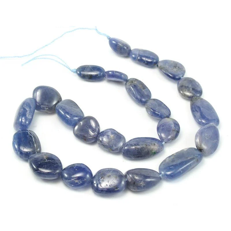 Tanzanite Graduated Smooth Nugget Strand - Image 3