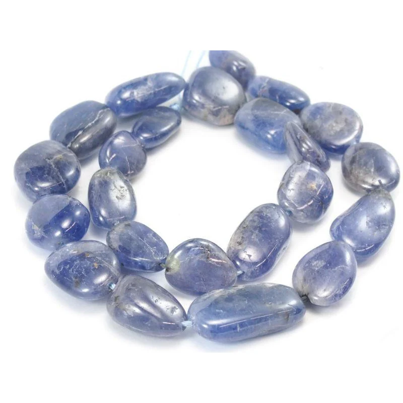 Tanzanite Graduated Smooth Nugget Strand - Image 4