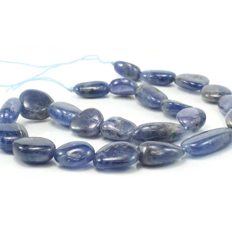 Tanzanite Graduated Smooth Nugget Strand - Image 5