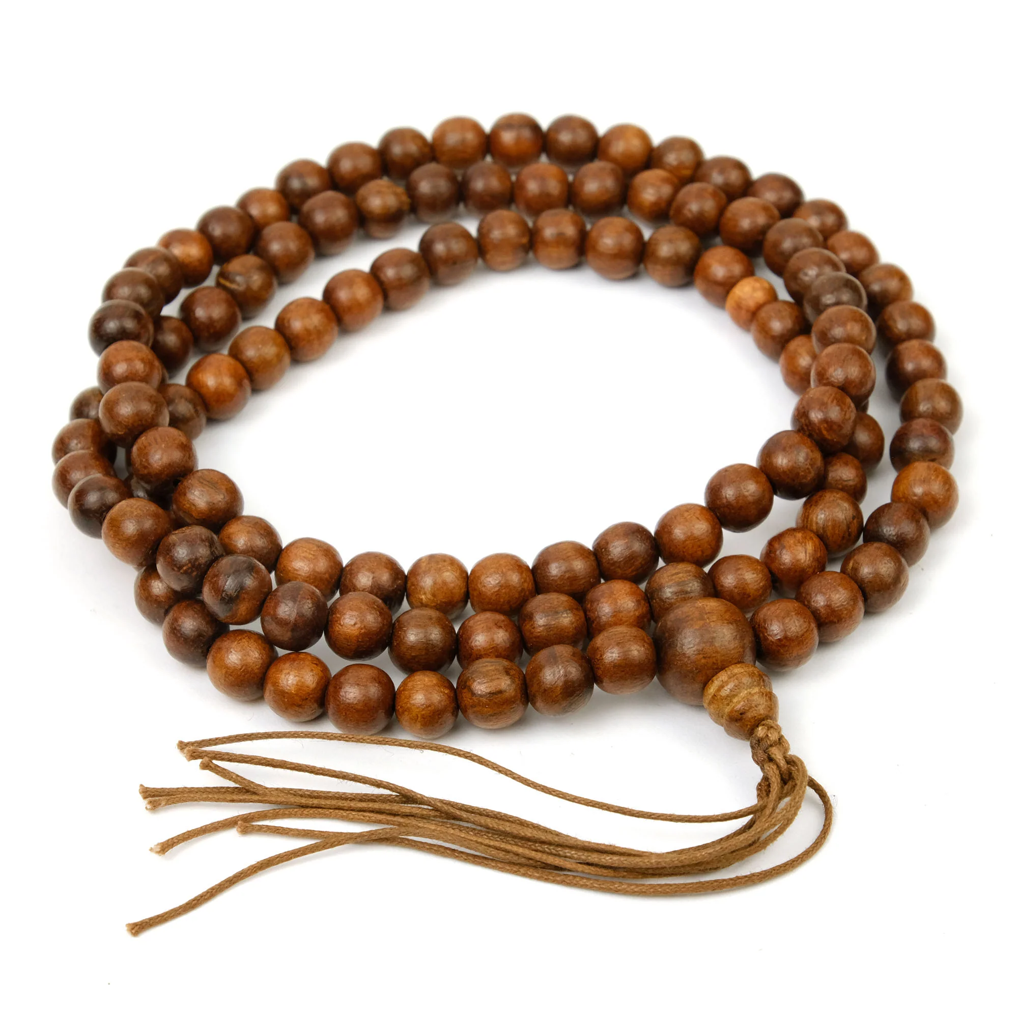 Teak Wood Mala 8mm - Image 2