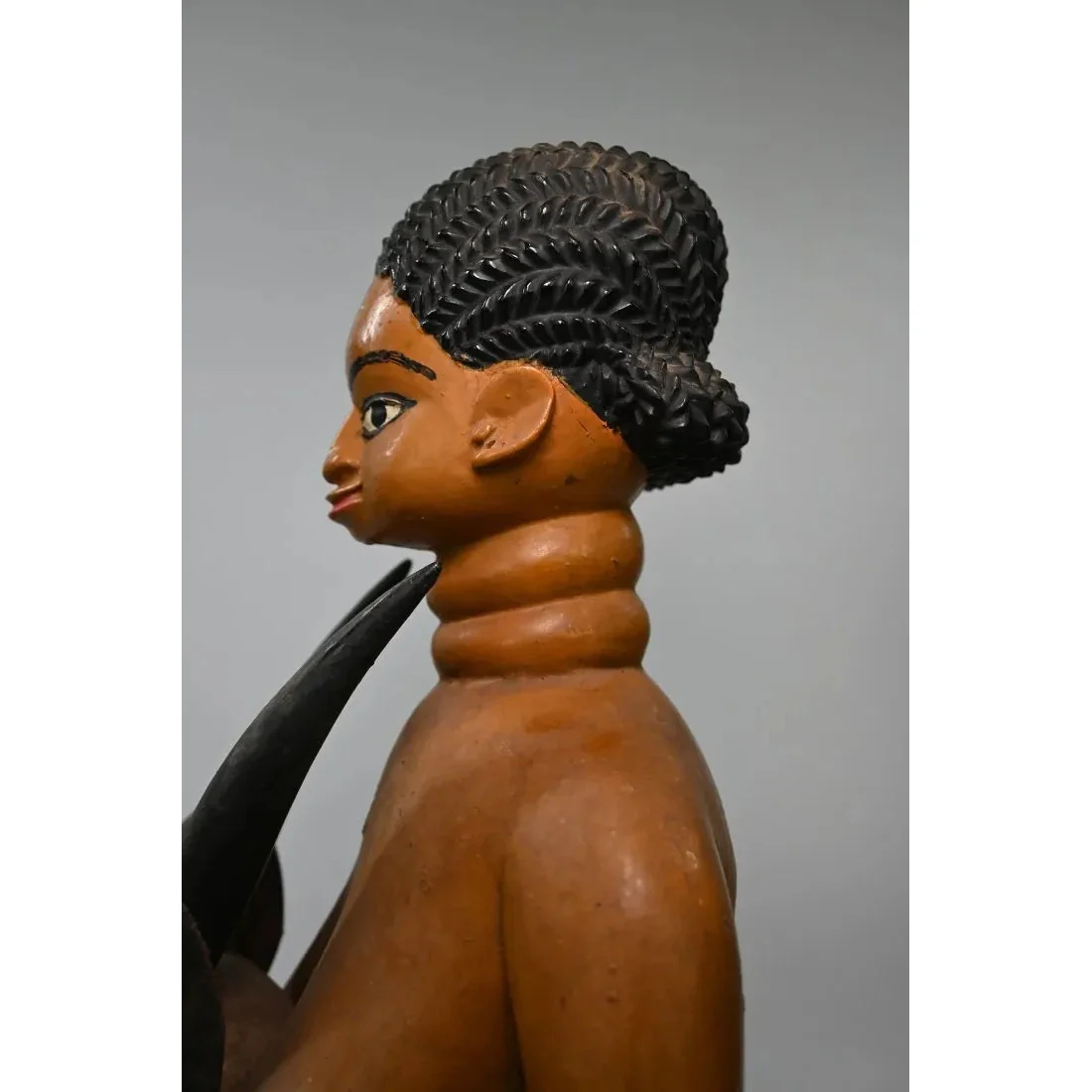 Temne Headdress with Female Effigy, Sierra Leone - Image 12