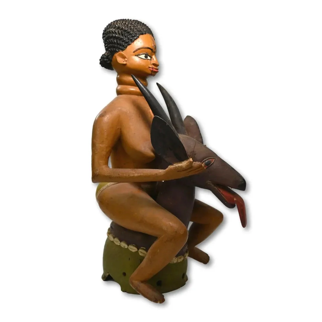 Temne Headdress with Female Effigy, Sierra Leone - Image 2