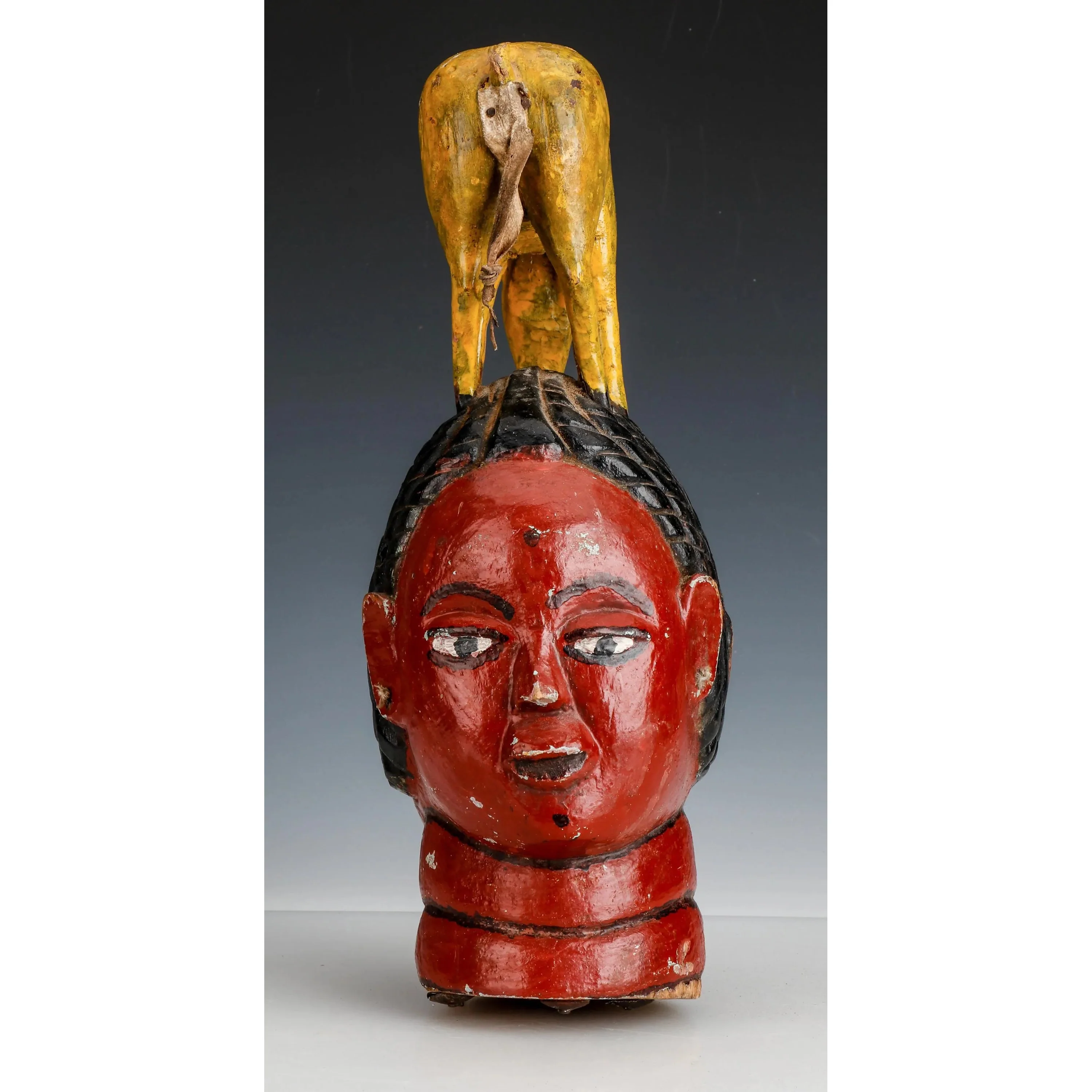 Temne Oda-Lay Janiform Headdress, Sierra Leone #999 - Image 4