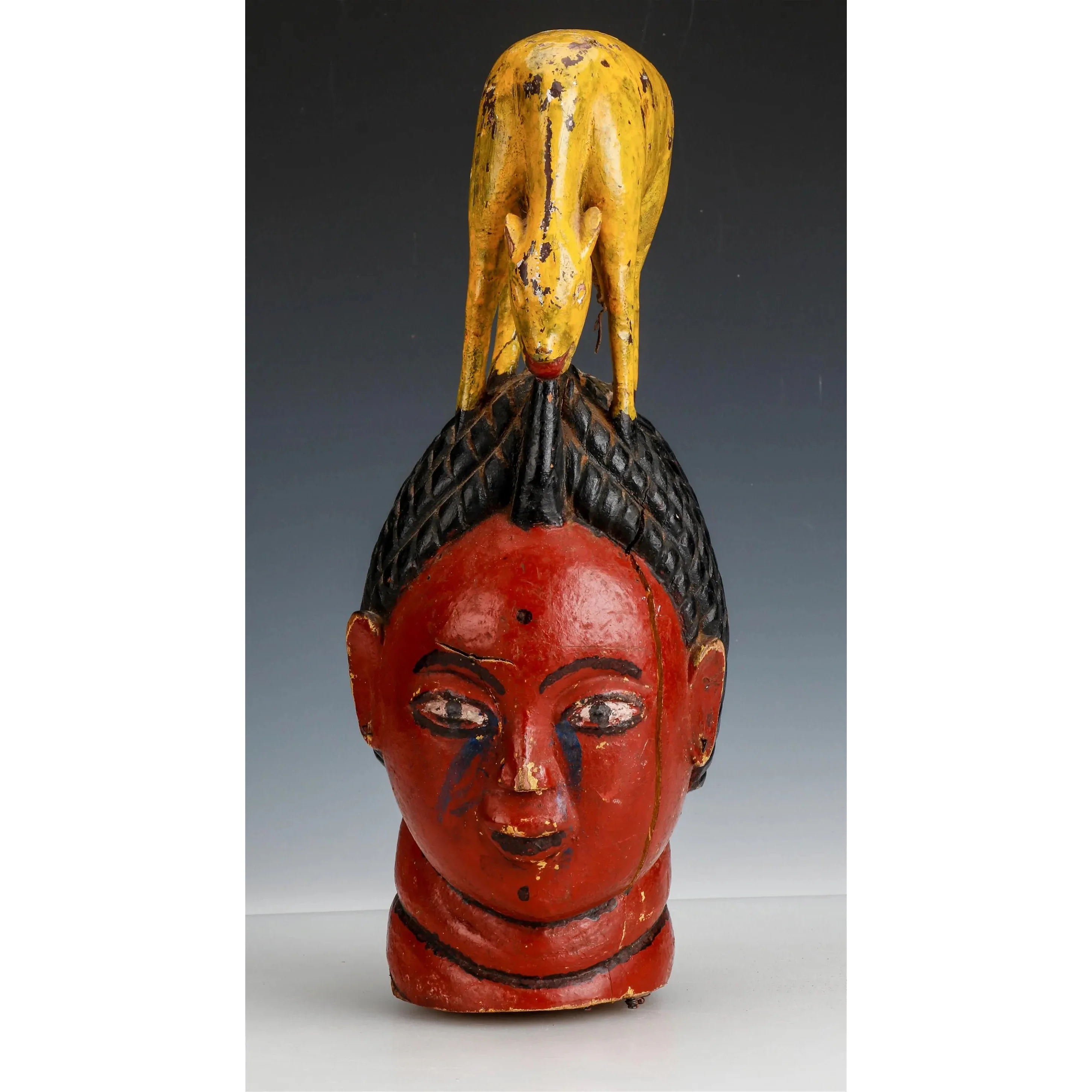 Temne Oda-Lay Janiform Headdress, Sierra Leone #999 - Image 5