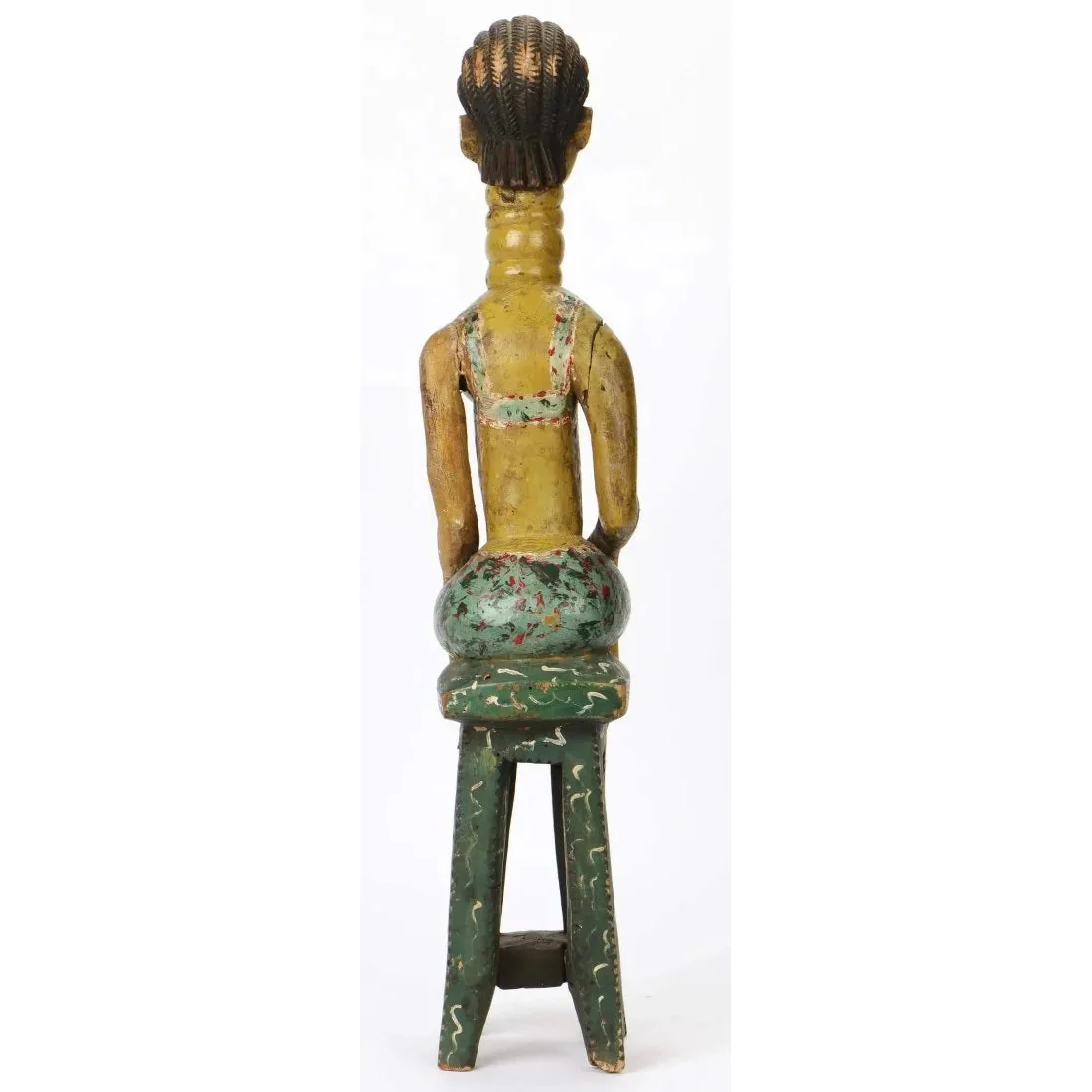 Temne Seated "Lifeguard" Female Figure, Sierra Leone - Image 4