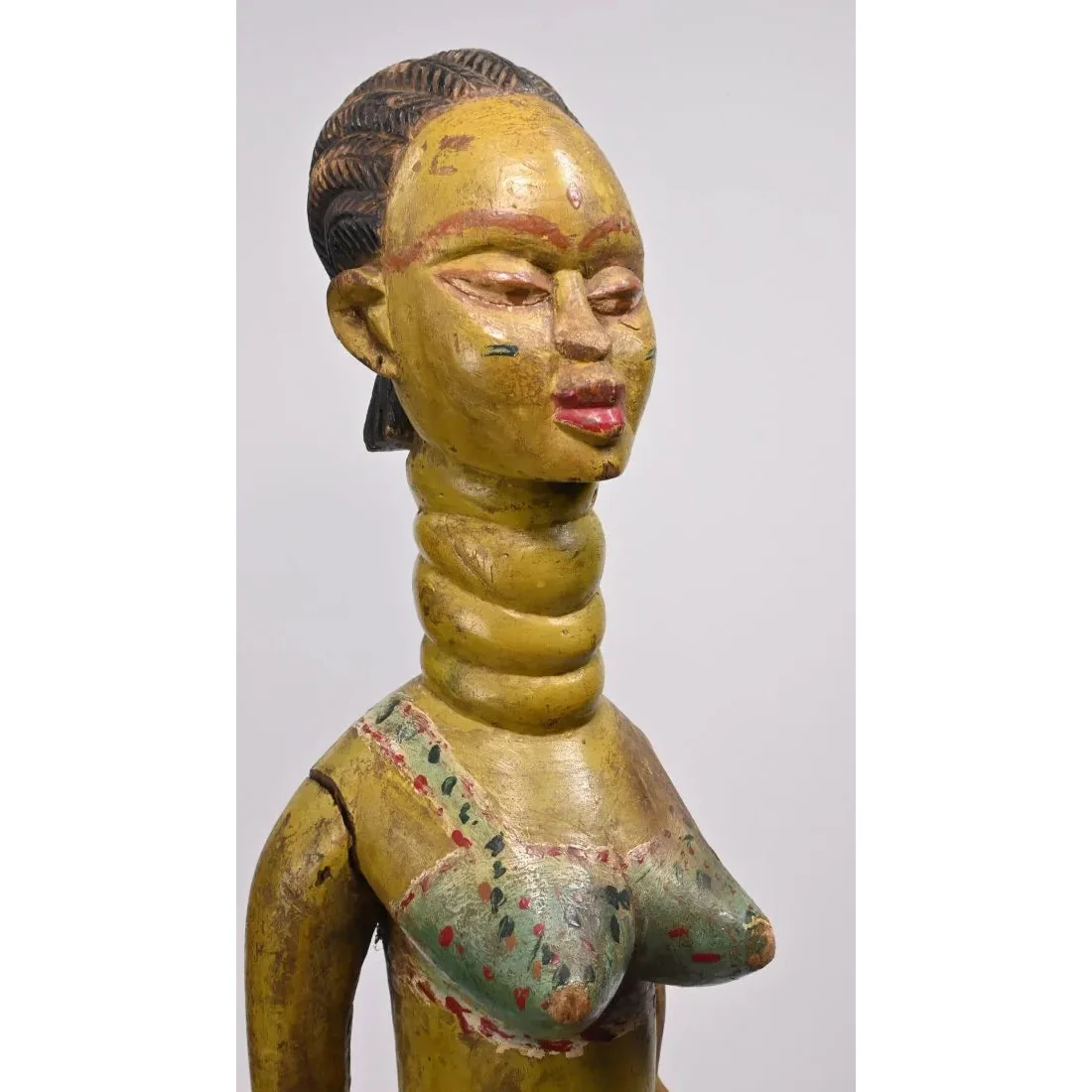 Temne Seated "Lifeguard" Female Figure, Sierra Leone - Image 5