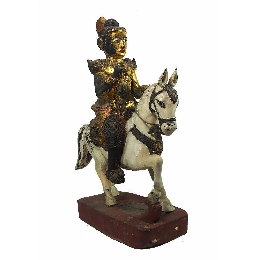 Temple Guardian Nat As Min Kyawzwa  Ca.1950 1 - Image 3