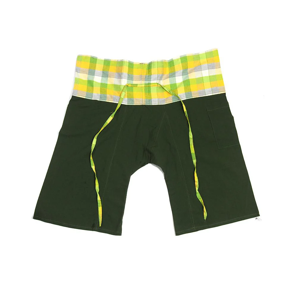 Thai Cotton Fisherman Cropped Pants - Image 2