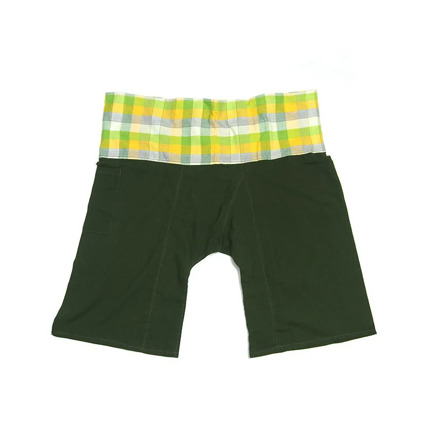 Thai Cotton Fisherman Cropped Pants - Image 3
