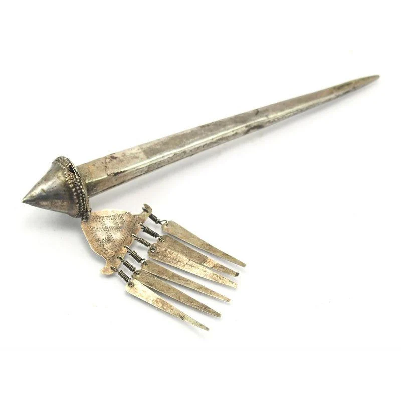 Thai Silver Hair Pins - Image 2