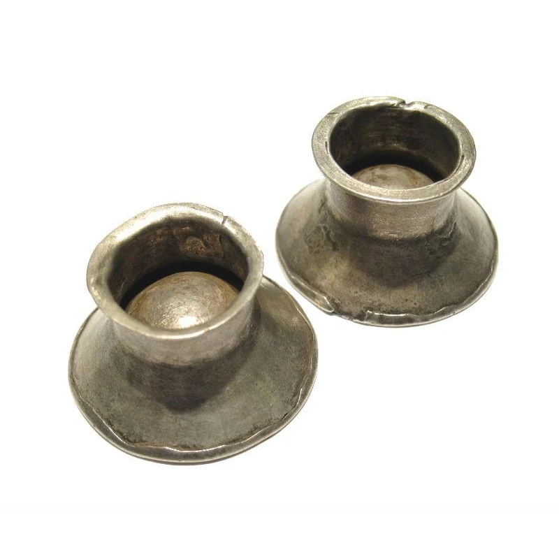 Thai Karen Tribal Silver Earrings / Ear Gauge - Image 3