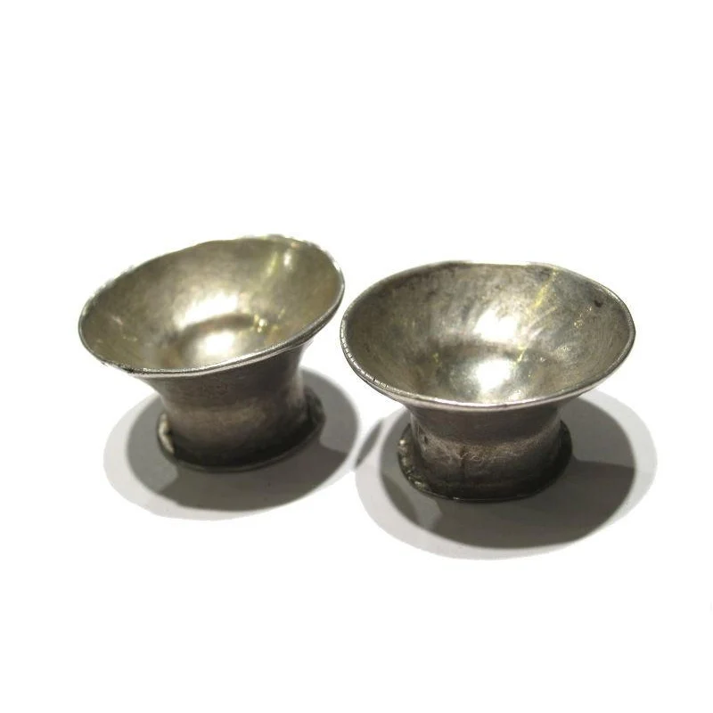 Thai Karen Tribal Silver Earrings / Ear Gauge - Image 5