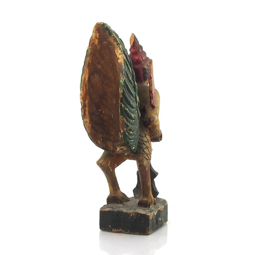 Thailand Temple Guardian Figure Ca 1940(1) - Image 3