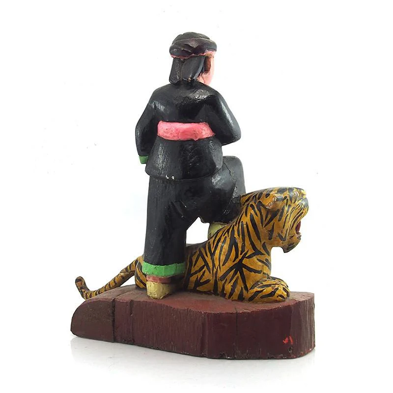 Thailand Warrior Tiger Figure Ca 1950 - Image 3