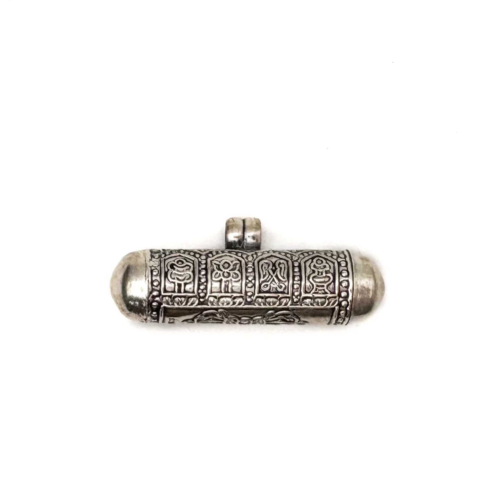 Tibetan 8 Sacred Symbols Gau Locket Pendant Amulet - Image 2