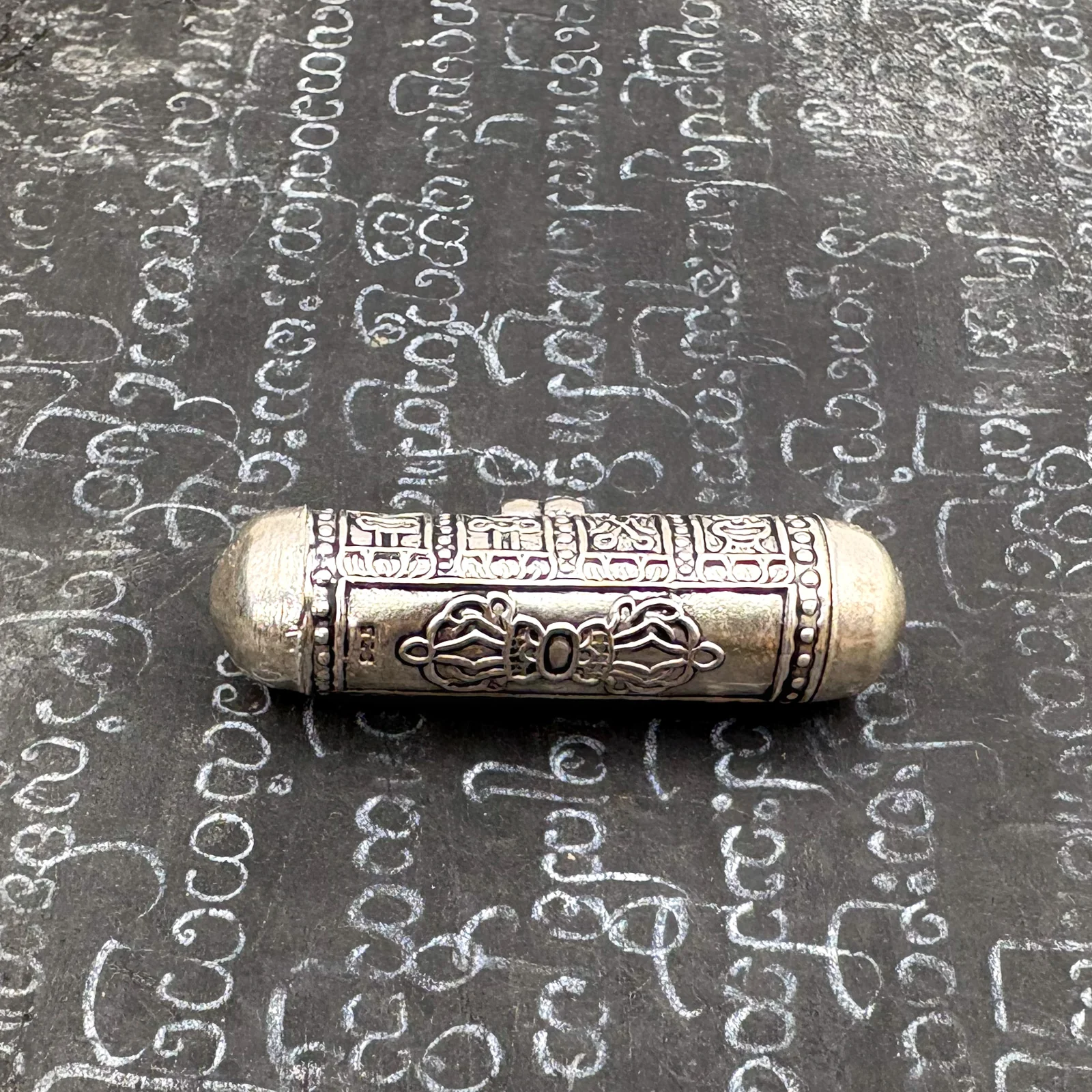 Tibetan 8 Sacred Symbols Gau Locket Pendant Amulet - Image 6