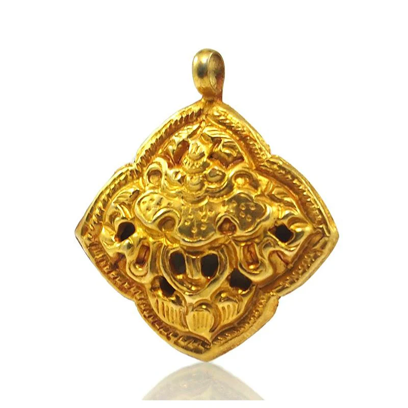 Tibetan Sacred Symbols Pendants Set of 8 - Image 8