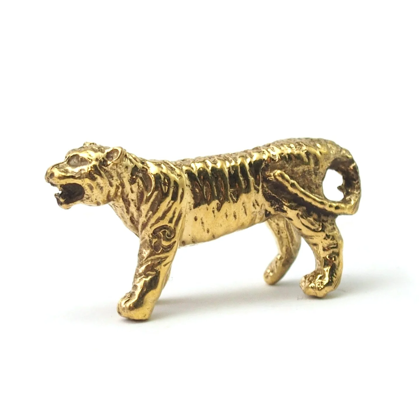 Tiger Brass Statue - Image 2