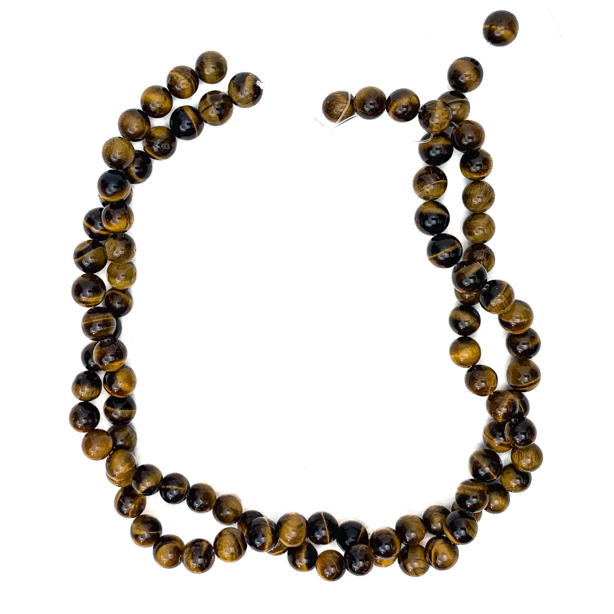 Tiger's Eye 9mm Smooth Rounds Bead Strand - Image 3